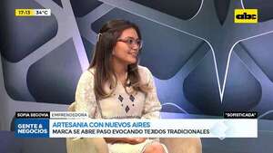 Artesanía con nuevos aires: marca que reivindica los tejidos tradicionales - Gente & Negocios - ABC Color