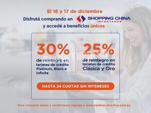 ¡Hasta 30% de Reintegro en Shopping China con Interfisa! – Diario TNPRESS