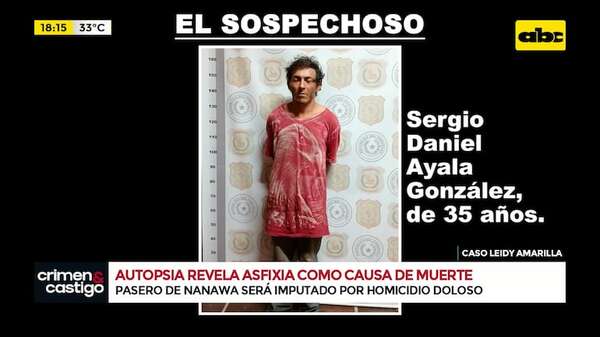 Giro en caso Leidy Amarilla: pasero de Nanawa pasa a ser el principal sospechoso - Crimen y castigo - ABC Color