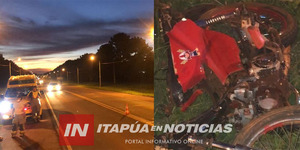 ACCIDENTE DE TRÁNSITO EN RUTA PY06 DEJA A TRES PERSONAS HERIDAS - Itapúa Noticias