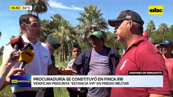 Finca 916: Procuraduría verificó presunta “estancia vip” en predio del Estado - ABC Noticias - ABC Color