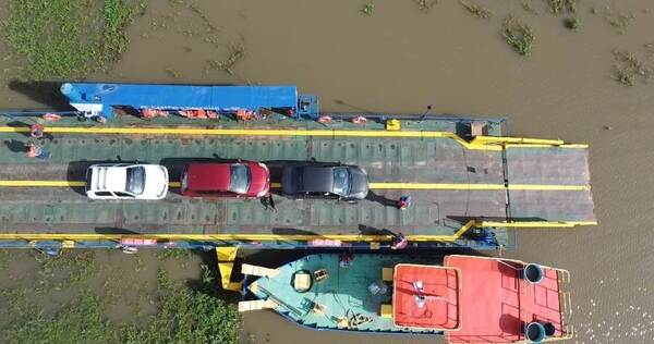 Se reanudó el servicio de transporte fluvial entre Pilar - Paraguay y Puerto Cano - Argentina