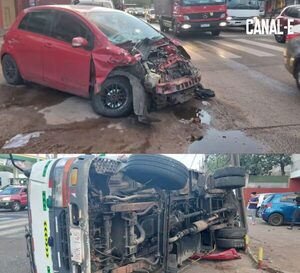 GRAVE ACCIDENTE DE TRÁNSITO EN ASUNCIÓN