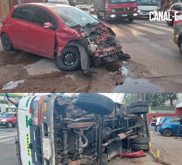 GRAVE ACCIDENTE DE TRÁNSITO EN ASUNCIÓN