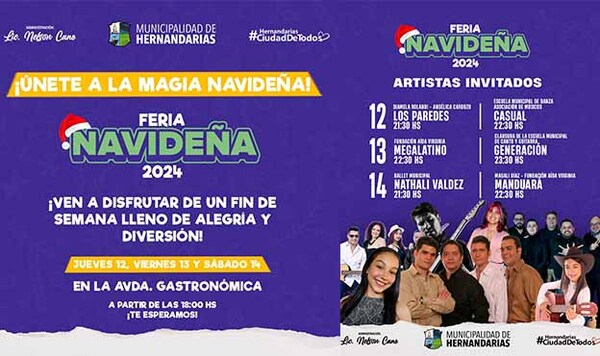 Feria Navideña comienza hoy en Avenida Gastronómica de Hernandarias | DIARIO PRIMERA PLANA