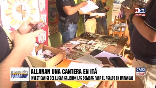 Allanan cantera en Itá sospechada de proveer explosivos para asalto en Naranjal