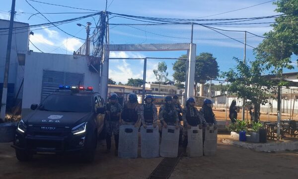 Requisa en el Pabellón “C” de la Penitenciaría Regional de CDE