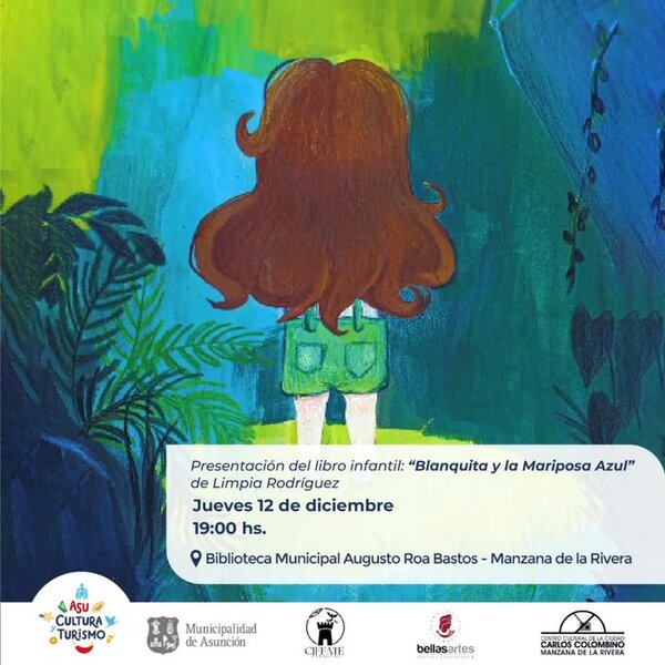 Presentan el libro infantil «Blanquita y la Mariposa Azul en la Manzana de la Rivera • RADIO NACIONAL