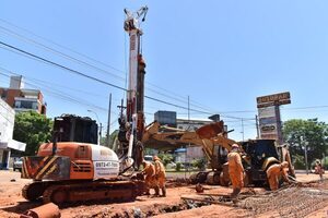 En enero continuarán obras de desagüe pluvial en la avenida Eusebio Ayala - ADN Digital