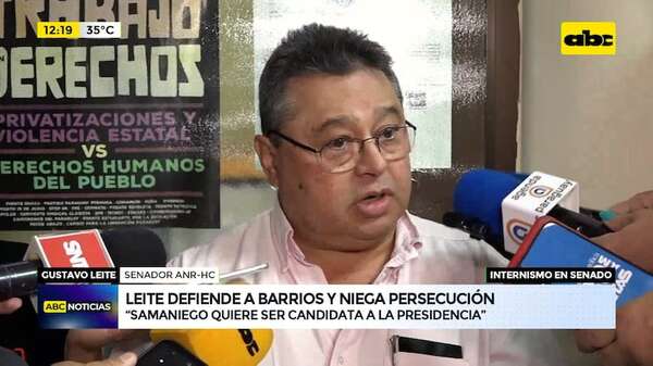 Tensión en carpas coloradas: Leite defiende a Barrios e insinúa que Lilian quiere hacer campaña - ABC Noticias - ABC Color
