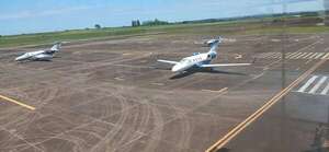 Simulacro de accidente aéreo en el aeropuerto Guaraní movilizó ambulancias y helicóptero - ABC en el Este - ABC Color