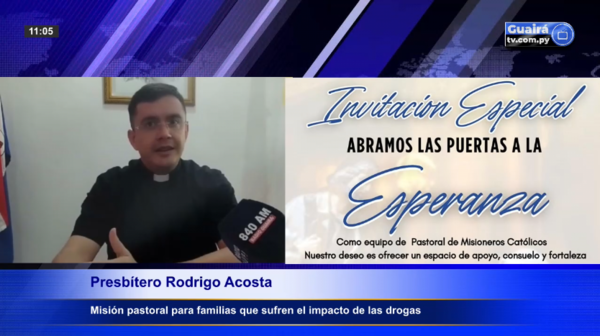 Anuncian misión pastoral en las familias que sufren por las drogas