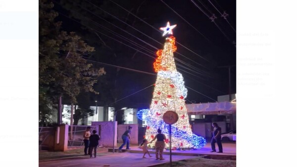 CDE: Rechazan en Asunción la donación de un árbol navideño de la municipalidad
