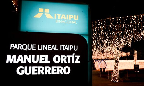 Itaipú ultima detalles para apertura de la Villa Navideña en el Parque Lineal de CDE