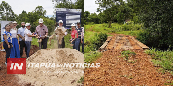 GOBERNACIÓN DE ITAPÚA INICIA CONSTRUCCIÓN DE PUENTE EN CAPITÁN MIRANDA - Itapúa Noticias