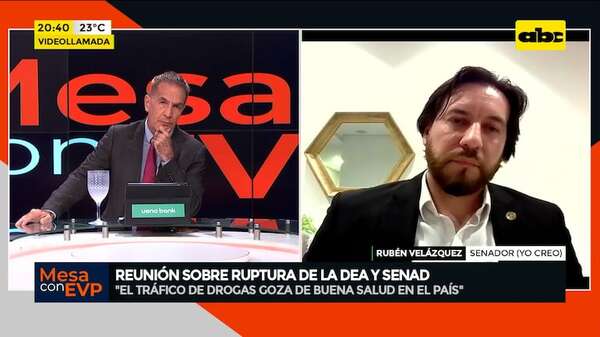 “El tráfico de drogas goza de buena salud”: senador sobre ruptura entre Senad y DEA - Mesa de Periodistas - ABC Color