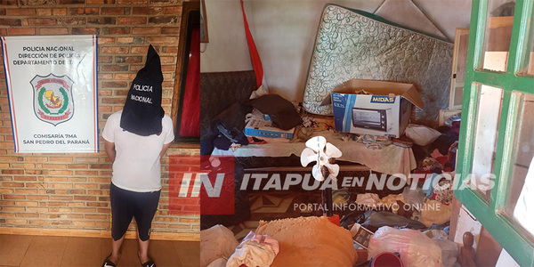 ALLANARON UNA VIVIENDA Y DETUVIERON A UN SUJETO EN SAN PEDRO DEL PNÁ. - Itapúa Noticias
