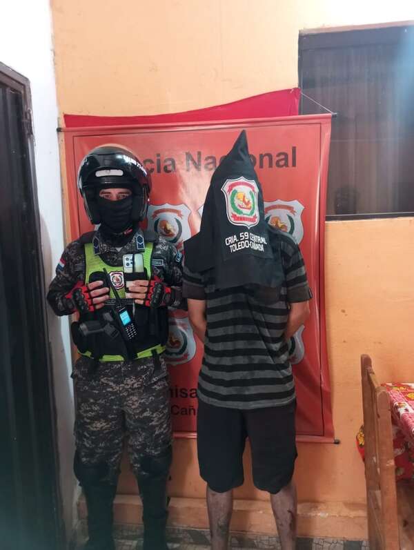 Capiatá: detienen a joven con antecedentes tras robo en casa quinta - Policiales - ABC Color