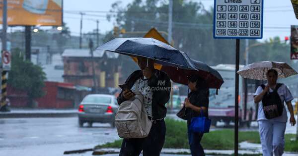La Nación / Pasado por agua: lluvias con tormentas persisten en todo el país