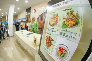 Platos típicos adornan estampillas de la serie "Asunción, capital iberoamericana de la gastronomía guaraní" - .::Agencia IP::.