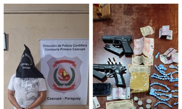 Polinarco: detienen a un suboficial con 244 moñitos y una piedra de crack