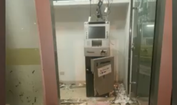 Intentan robar un cajero en predio policial en Caaguazú - SNT