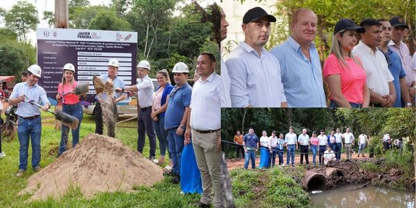 INICIÓ CONSTRUCCIÓN DE PUENTE QUE UNE CAMBYRETÁ CON ENCARNACIÓN - Itapúa Noticias