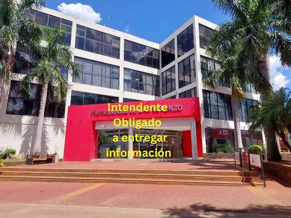 Intendente de San Lorenzo obligado a entregar documentos tras fallo judicial » San Lorenzo PY