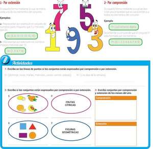Determinación de conjuntos - Matemática Primer Ciclo - ABC Color
