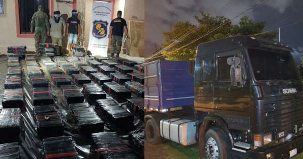 Diario HOY | Incautan camión que transportaba casi 1.500 kilos de marihuana rumbo a Brasil