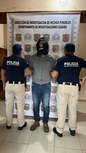 Detienen en Caaguazú a sospechoso de hurto agravado en Villarrica - 1000 Noticias