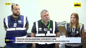 Video: Policía Fiscalizadora implementa cámaras corporales para “transparentar” procedimientos - ABC Noticias - ABC Color