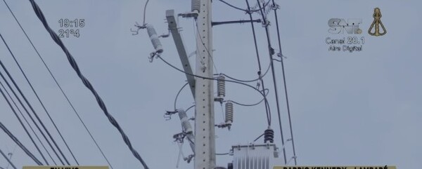 Sin energía eléctrica desde horas - SNT