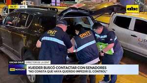 Video: Kueider buscó contactar con senadores, pero “no consta que haya querido impedir control”, según DNIT - ABC Noticias - ABC Color