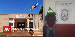 DETIENEN A HOMBRE CON TRES ÓRDENES DE CAPTURA EN MARÍA AUXILIADORA - Itapúa Noticias