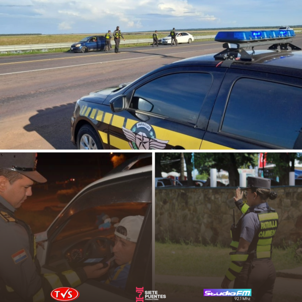 PATRULLA CAMINERA INTENSIFICA CONTROLES EN RUTAS NACIONALES CON RECOMENDACIONES CLAVE PARA CONDUCTORES - TVS