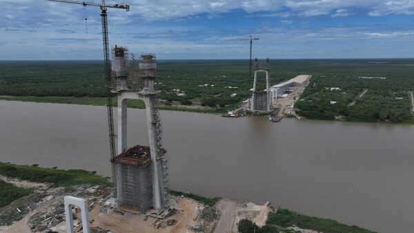 Puente de la Bioceánica con 63,91% de avance - 1000 Noticias