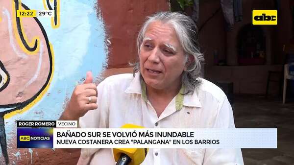Habitantes de Bañado Sur dicen que costanera los dejó en una “palangana” - ABC Noticias - ABC Color