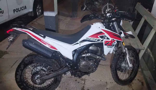 Ladrón fue sorprendido cuando intentaba hurtar una motocicleta