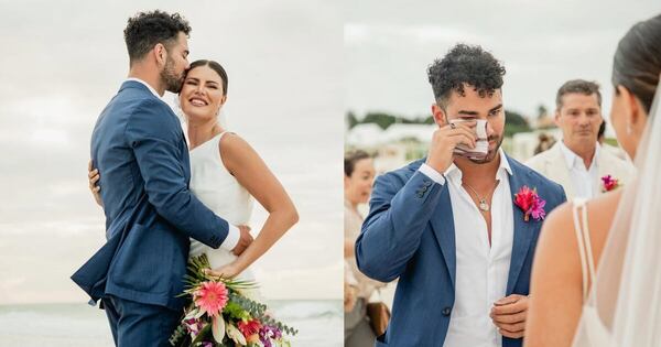 La Nación / Un mes de casados y diez años juntos: la historia de Renato y Alba