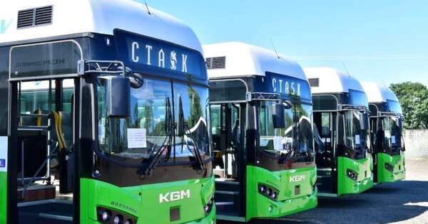 La Nación / Convocan a concurso para plotear los buses eléctricos