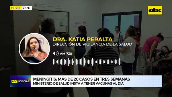Video: Salud recomienda tener vacunas al día ante aumento de casos de meningitis - ABC Noticias - ABC Color