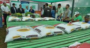 La EBY entregó insumos y equipamientos a agricultores de San Pedro del Paraná y Alto Verá, en Itapúa