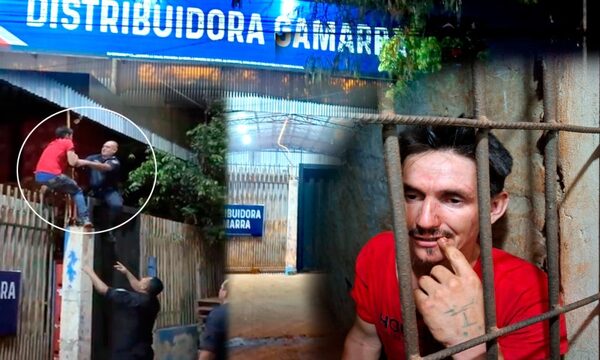 Capturan a marginal que intentó ingresar a una distribuidora con intención de robar – Diario TNPRESS