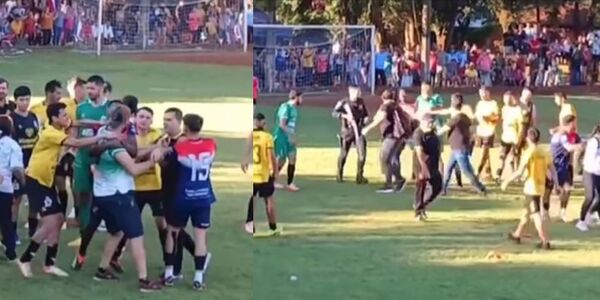 FINAL DE LA LIGA EN MARÍA AUXILIADORA TERMINA CON AGRESIONES - Itapúa Noticias