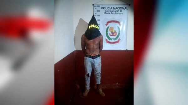 Ronda de tragos terminó mal, joven quedó aprehendido por herir con vidrio a su compañero en María Auxiliadora