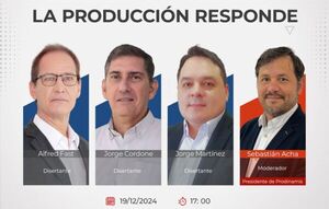 Charla virtual «La producción responde»