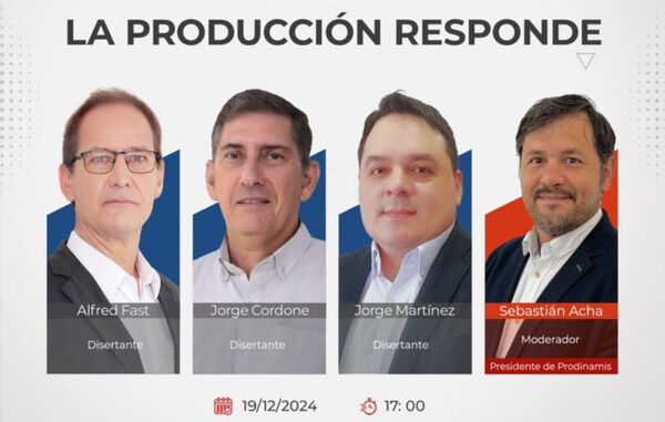 Charla virtual «La producción responde»