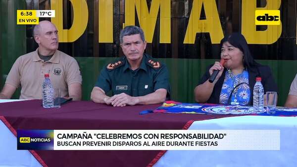 “Celebremos con responsabilidad”: DIMABEL lanza campaña de concientización - ABC Noticias - ABC Color