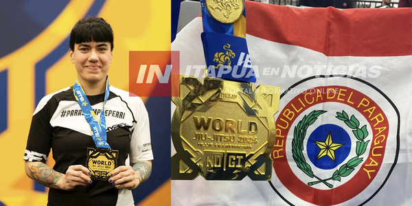 PAMELA BÓVEDA ALZÓ EL PRIMER TÍTULO MUNDIAL - Itapúa Noticias